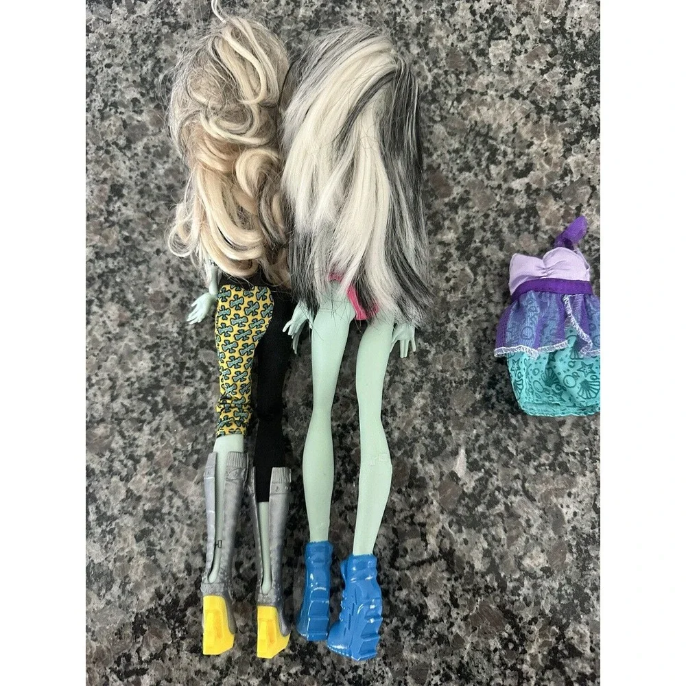 Monster High Doll Pair Bundle‎ Lot x 2 Frankie Stein